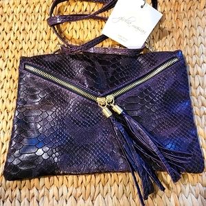 Giulia Massi Croc Embossed Luxury Plim Leather